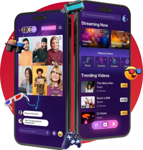 Entertainment app development company in usa 